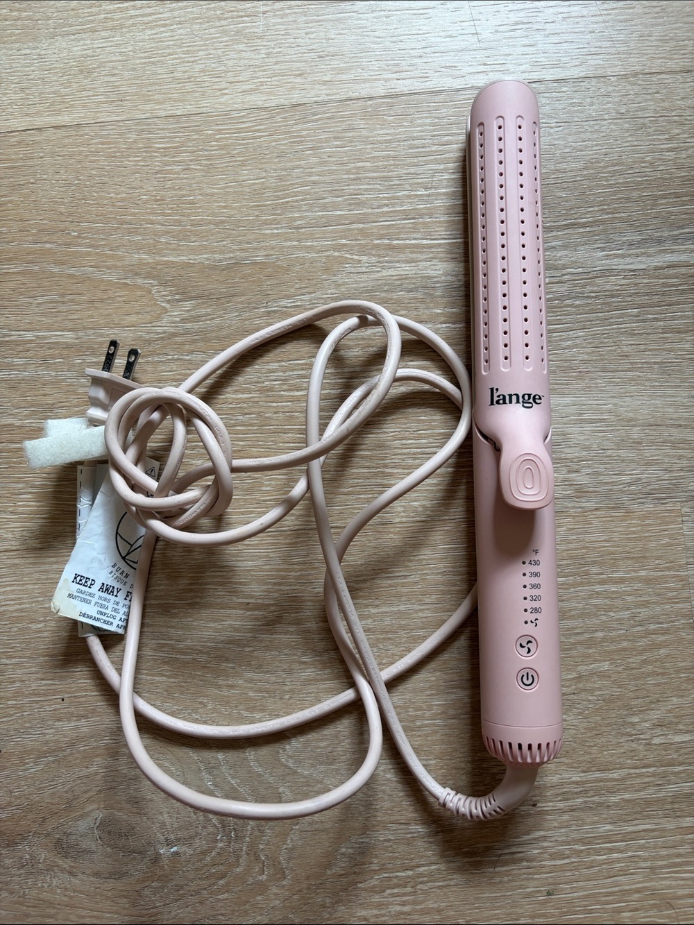 L’anage hair straightener/curler